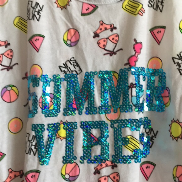 Fun Sun Summer Vibes Racerback Coverup or Nightie - Picture 3 of 4